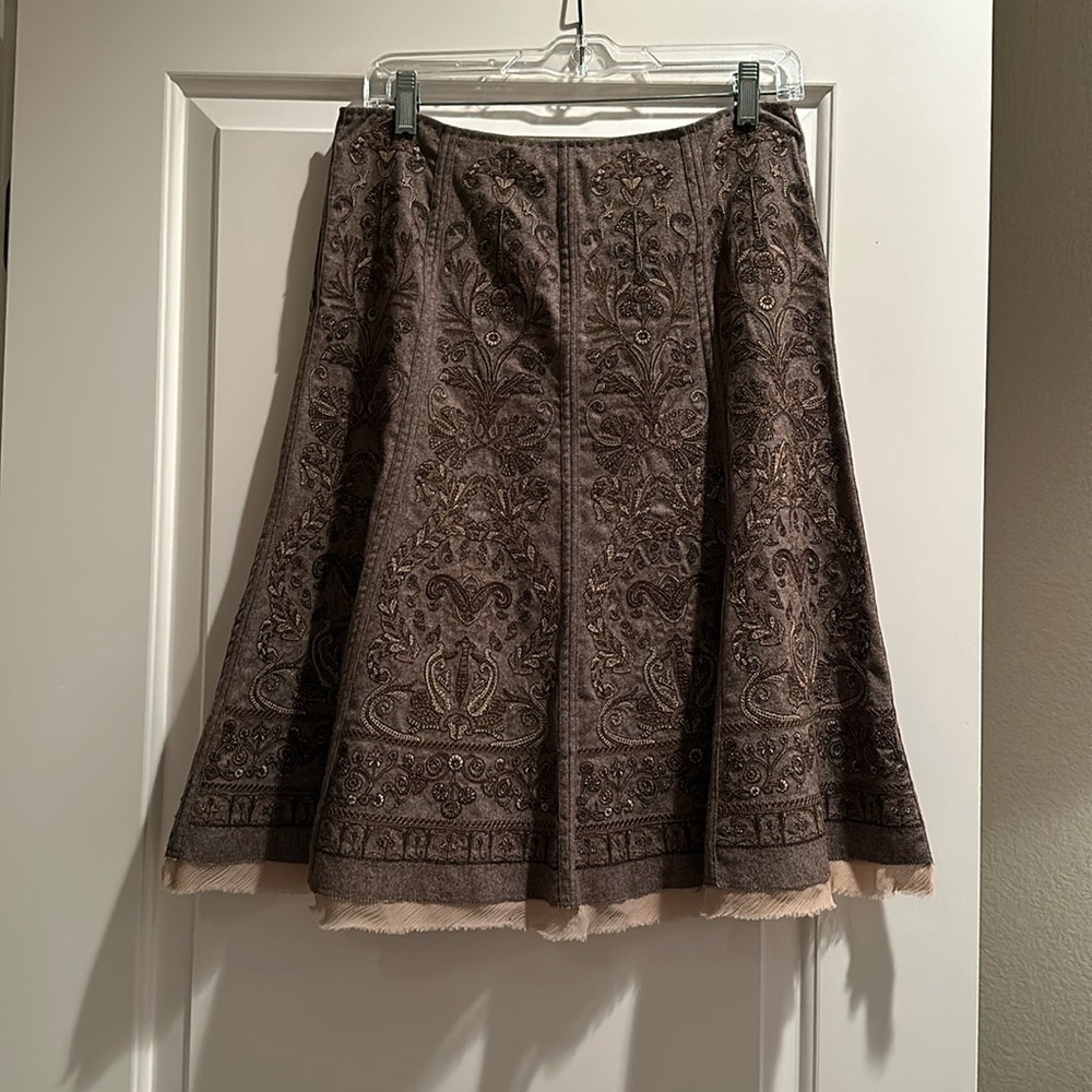 Elie Tahari Beautiful ALine wool skirt.